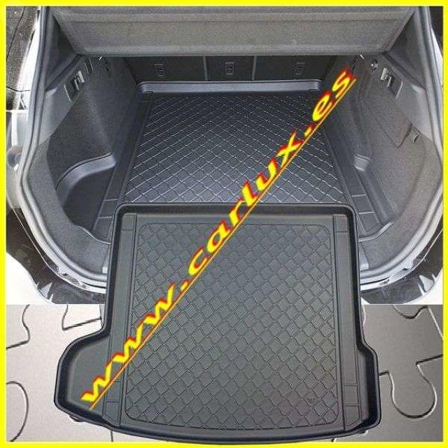 Longzhimei Cuero Funda Maletero Coche para J aguar F-PACE 2016-2018 Completamente Cubierta Alfombrilla Funda de Maletero Impermeable Antideslizante Beige