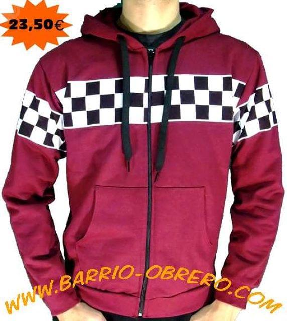 sudadera cuadros