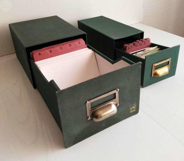 MIL ANUNCIOS.COM - ARCHIVADOR clasificador fichas y tarjeta