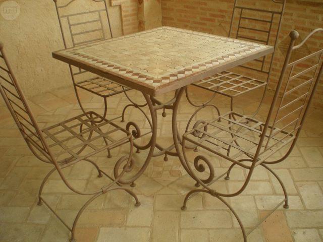 MIL ANUNCIOS.COM - Conjunto de jardín de hierro forjado