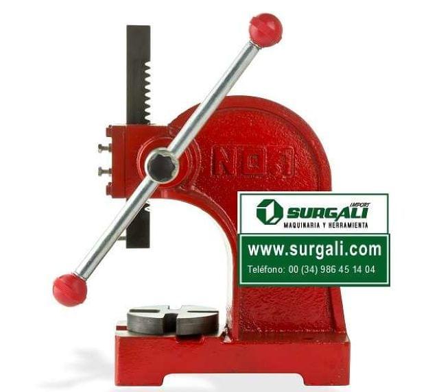MIL Prensa manual de tornillo o husillo 3ton
