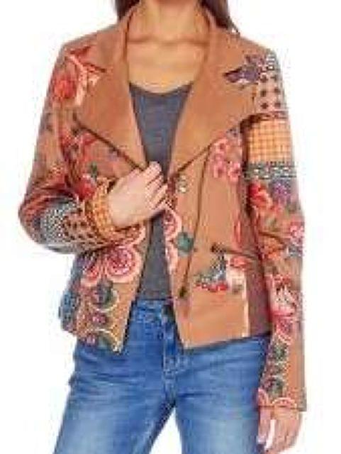 chaqueta camel