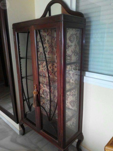 MIL ANUNCIOS.COM - Mueble vitrina de caoba antigua