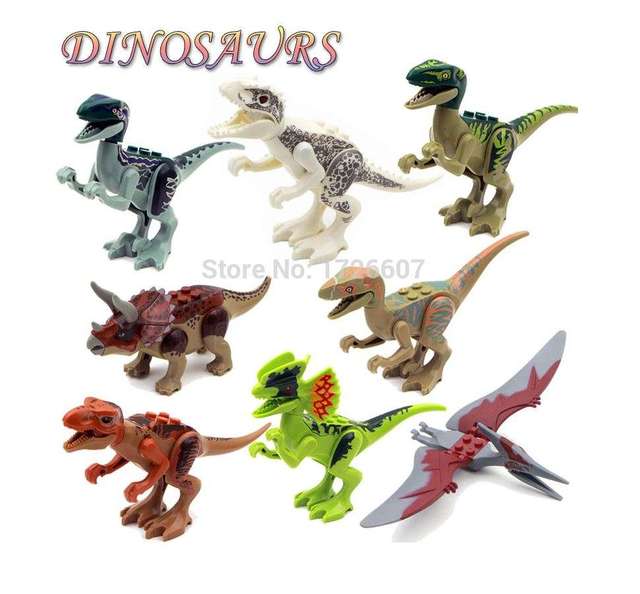 dinosaurios de lego de juguete