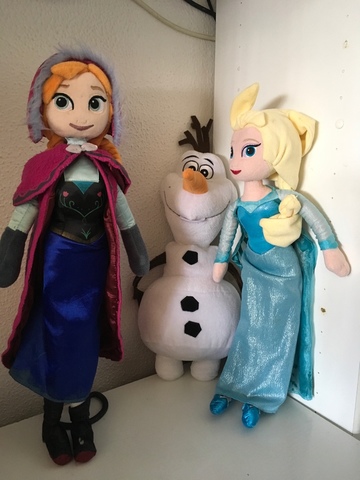 peluches de frozen