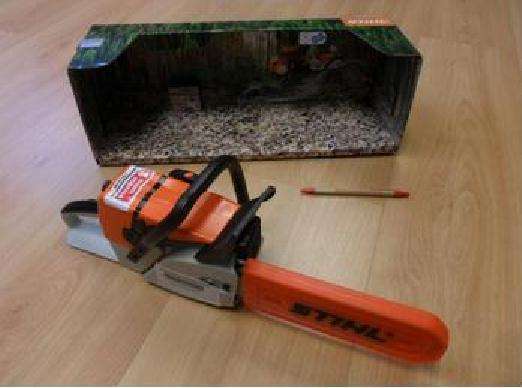 motosierra juguete stihl