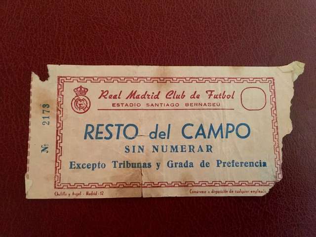 Mil Anuncios Com Entrada Antigua De Fútbol Real Madrid