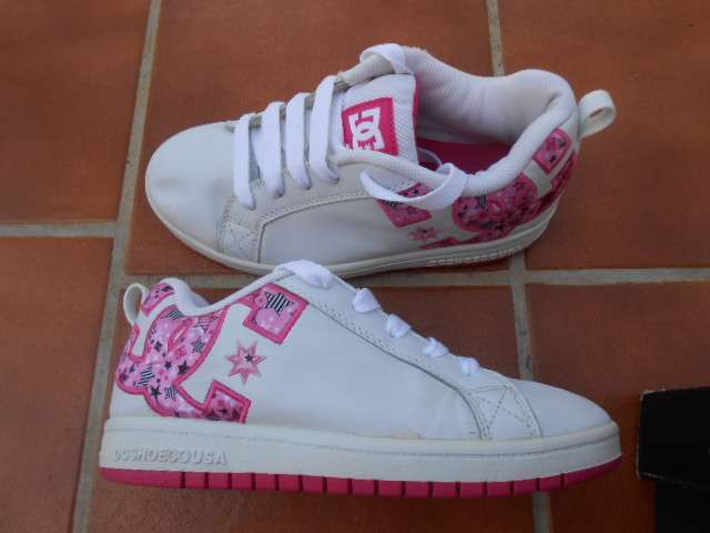 Zapatilla Dc Shoes Manteca 4 Mid Blanco Rosa Importada Mujer | Envío gratis