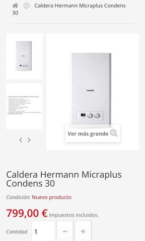caldera Hermann (Saunier Duval) Milanuncios