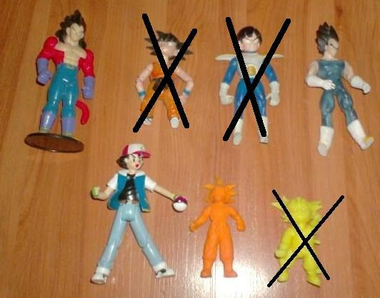 muñecos de plastilina de goku