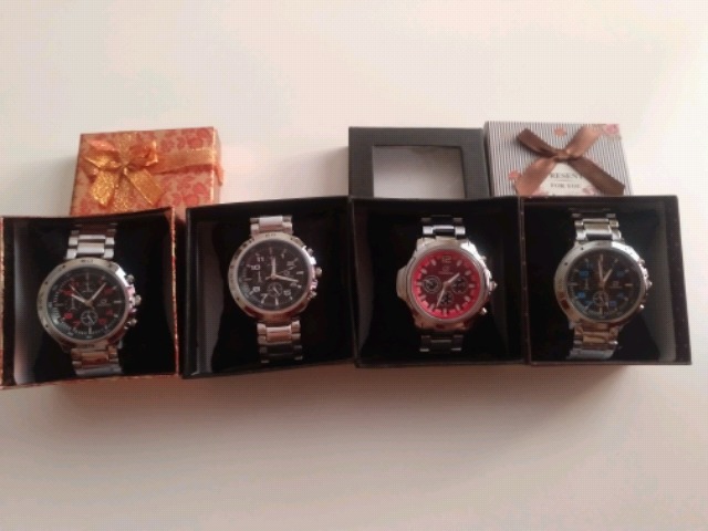 RELOJ CASIO EDIFICE ROJO ACERO INOX AKUA RELOJ CASIO EDIFICE ROJO ACERO INOX AKUA