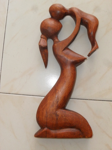 MIL ANUNCIOS.COM - Madre e hijo en madera