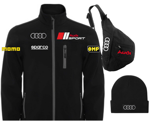 Tejido Softshell Audi Sport Chaqueta para Hombre