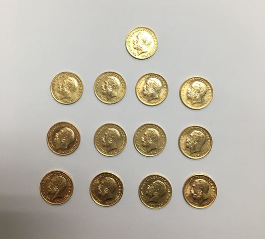 Arras De Boda Doradas - Juego De 13 Monedas Con Luz LED, 3.2x3.2x1.8 Pulgadas