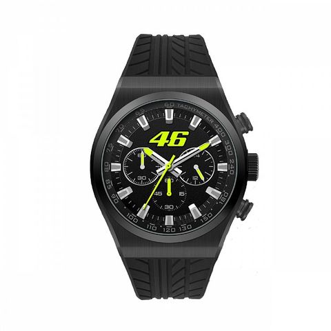 Reloj Anuncios Valentino 46 Mil com Rossi Oficial Negro LMSVUpzqG