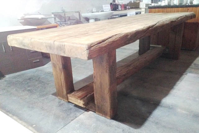 MIL ANUNCIOS.COM - Gran mesa rustica de madera reciclada