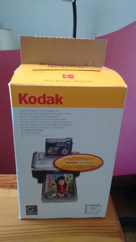 kodak color cartridge and photo paper kit ph 160