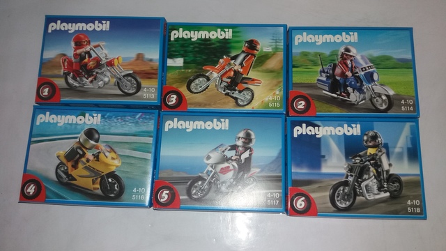 coleccion motos playmobil