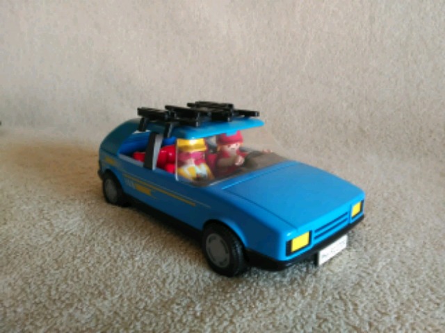 coche azul playmobil