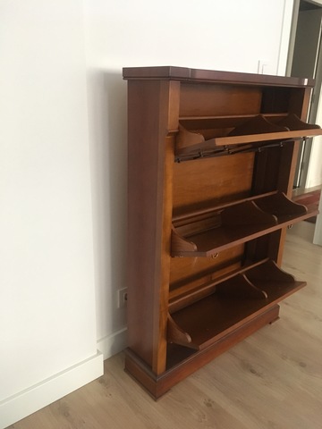 MIL ANUNCIOS.COM - Zapatero de madera de cerezo