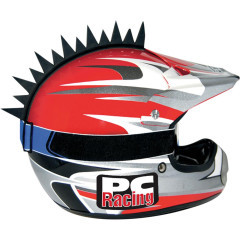 CRESTA DE CASCO DE MOTO AMARILLA. CRESTA DE CASCO DE MOTO AMARILLA.