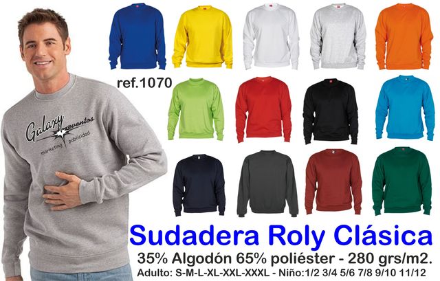sudadera clasica roly