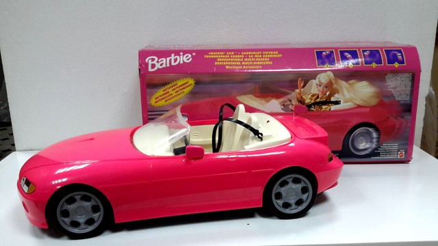 coche barbie descapotable