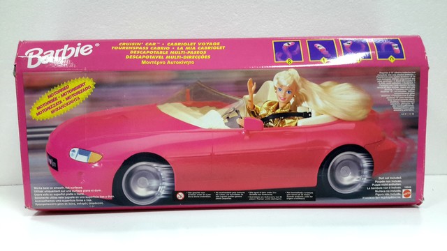 coche barbie rosa