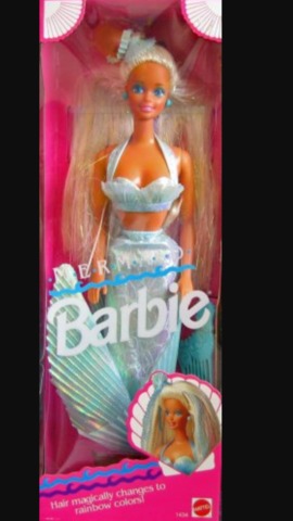 barbie sirena años 90