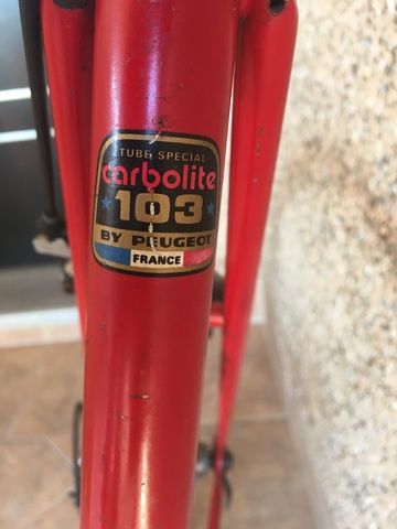 tube special carbolite 103 peugeot france