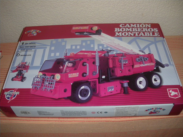 camion de bomberos montable