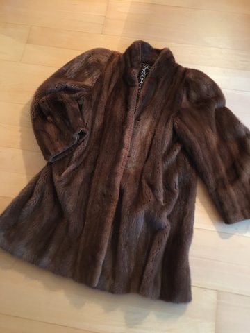 Abrigo piel vison Clearance