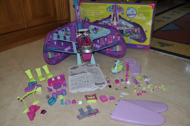 polly pocket avion