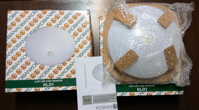koban lampara led con sensor koban lampara led con sensor