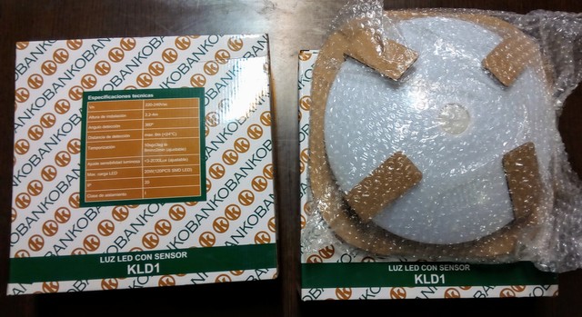 koban lampara led con sensor koban lampara led con sensor