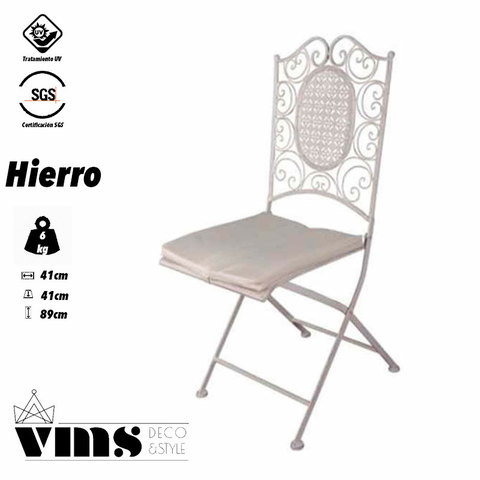 SILLA FORJA PLEGABLE CATEDRAL SILLA FORJA PLEGABLE CATEDRAL