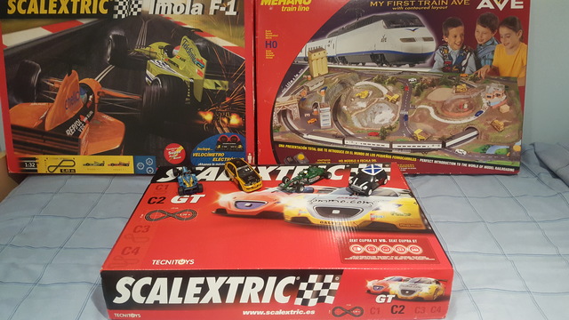 scalextric de trenes
