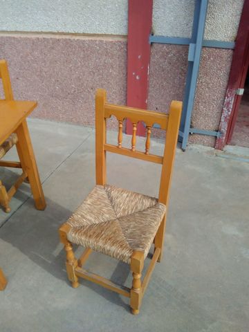 sillas de madera con asientos de nea sillas de madera con asientos de nea
