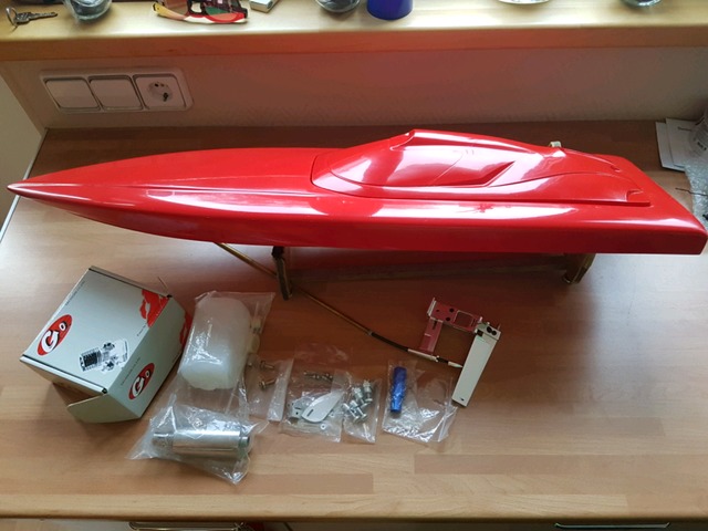 lancha radio control gasolina