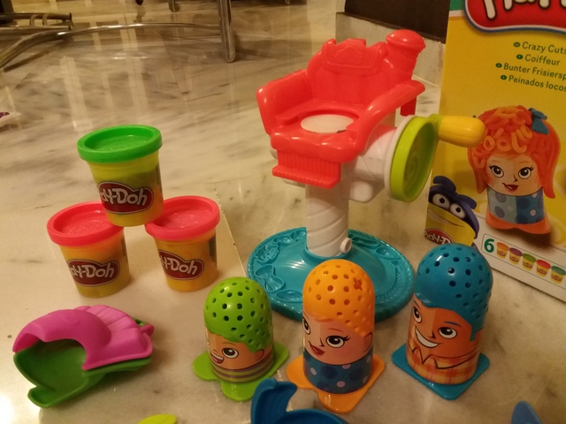 peinados locos de play doh