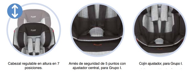 Com One Plus De Play Red Auto Hrcsdtq Mil Anuncios Safety Silla OukXiPZ