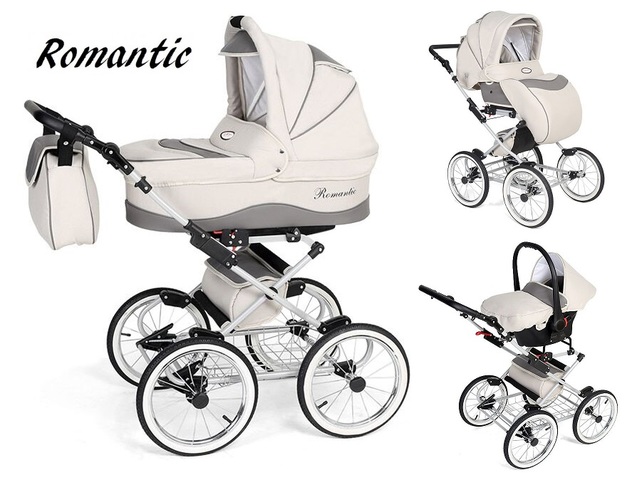 COCHECITO DE 3 PIEZAS ROMANTIC GRAF GRI COCHECITO DE 3 PIEZAS ROMANTIC GRAF GRI
