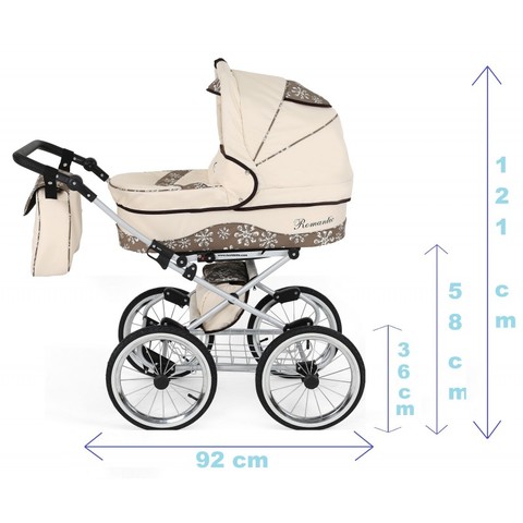 Coche de bebe Romantic Negro Blanco Chasis Negro | eBay Coche de bebe Romantic Negro Blanco Chasis Negro | eBay