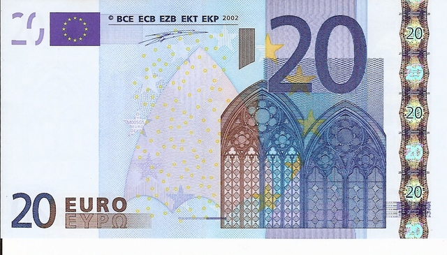 Resultado de imagen de billete de 20 euros