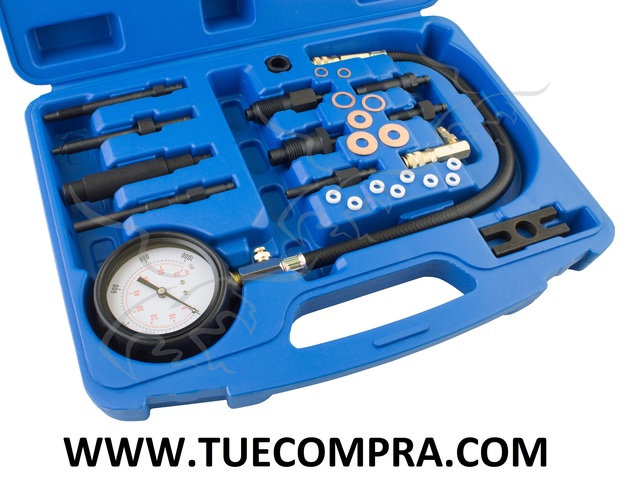 motor de gasolina moto cami/ón Comprobador de presi/ón medidor de compresi/ón compres/ímetro para coche