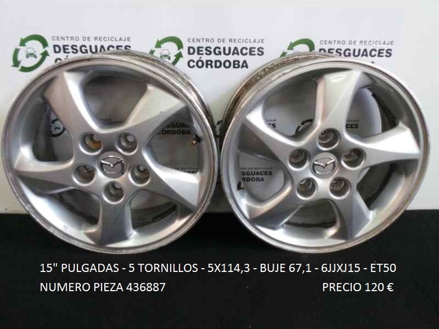 Gasdämpfer para mazda 6 sw 07//02-2007 combinaciones portón trasero GG, Gy