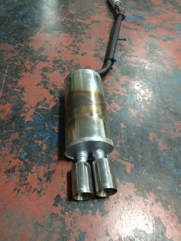 Escape de IMASAF escape deportiva a partir de Kat para bmw e36 lim//CAB//TOU//cou 316i//318i 1x76mm