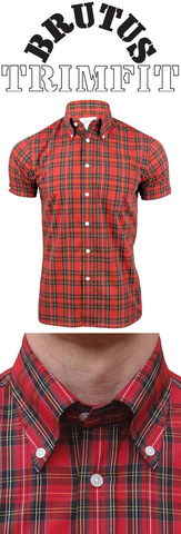 MIL ANUNCIOS.COM Camisa buttondown BRUTUS escocesa MIL ANUNCIOS.COM Camisa buttondown BRUTUS escocesa