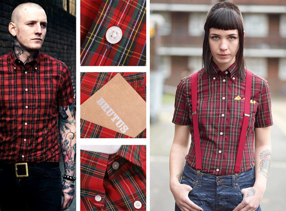 MIL ANUNCIOS.COM Camisa buttondown BRUTUS escocesa MIL ANUNCIOS.COM Camisa buttondown BRUTUS escocesa