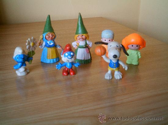 muñecos de pitufos
